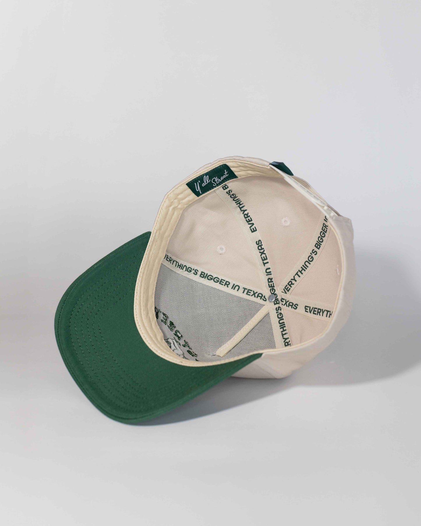 THE Y'ALL STREET HAT | GREEN & NATURAL HAT